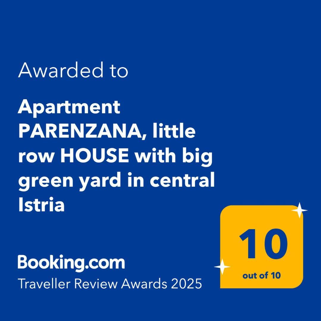 Apartment Parenzana, Little Row House With Big Green Yard In Central Istria Rakotule Екстер'єр фото
